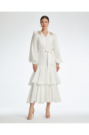 لباس نباتی زنانه بافتنی Serpil - کد 714316020