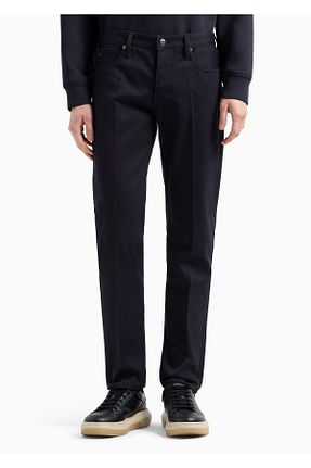 شلوار سرمه ای مردانه پنبه - الاستین Emporio Armani - کد 853986269