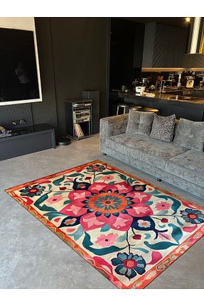 فرش رنگی قابل شستشو Rugs Modern Halı - کد 847277123