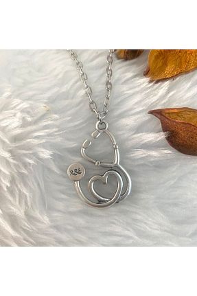 گردنبند جواهر زنانه روکش نقره oldskoolbutik - کد 849627899