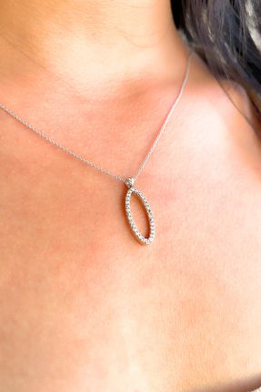 گردنبند جواهر زنانه رودیوم Puffa - کد 854097179