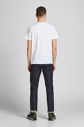 تیشرت سفید مردانه رگولار Jack & Jones - کد 235849492
