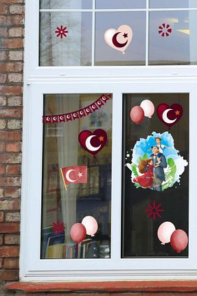 استیکر دیوار رنگی 5+ MSticker - کد 278312942