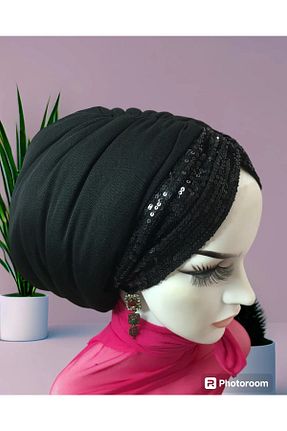 کلاه شنای حجاب مشکی زنانه Balbaytesettur - کد 854204219