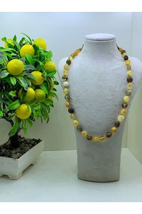 گردنبند جواهر رنگی زنانه سنگ BOJI - کد 366467909