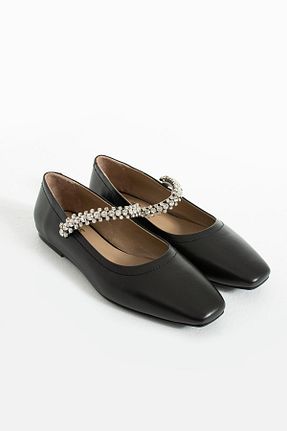 بابت مشکی زنانه چرم خالص FOLLİNİ - کد 833527017