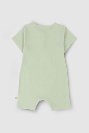 سرهمی سبز بچه گانه آستین کوتاه Little Gusto - کد 299615209