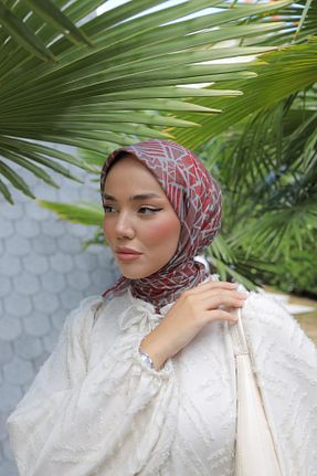 روسری قهوه ای پنبه ای Silk Home - کد 846953605
