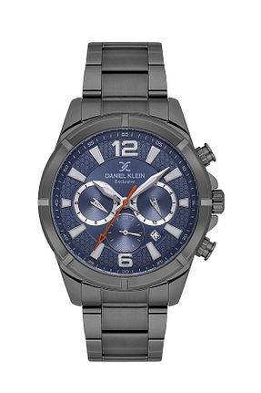 ساعت مچی طوسی مردانه 45 میلی متر Daniel Klein - کد 812880957