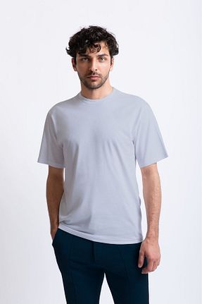 تیشرت طوسی مردانه رگولار UNIQVIBE - کد 784230362