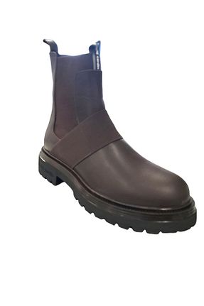 بوت / نیم بوت قهوه ای مردانه چرم خالص Pierre Cardin - کد 854047692