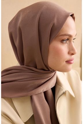 شال قهوه ای زنانه پلی استر Cardion - کد 854078656