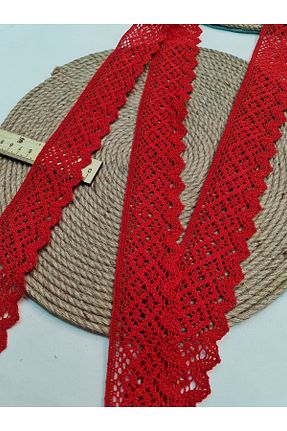 گیپور قرمز Esteks Dantel ve Tekstil Aksesuarları - کد 854081628