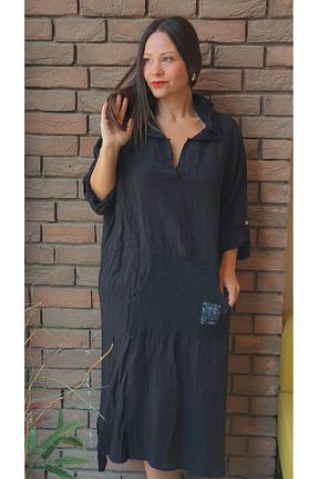 لباس مشکی زنانه بافتنی Park Moda - کد 854107069