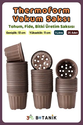 گلدان قهوه ای 3A BOTANİK - کد 854125258