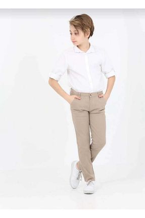 شلوار بژ بچه گانه بافتنی DEMOİSELLE - کد 854151357