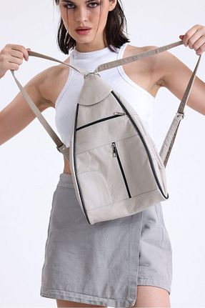 کوله پشتی زرشکی زنانه سایز متوسط fubileather - کد 800731866