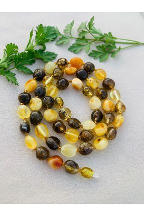 گردنبند جواهر رنگی زنانه سنگ BOJI - کد 366467909