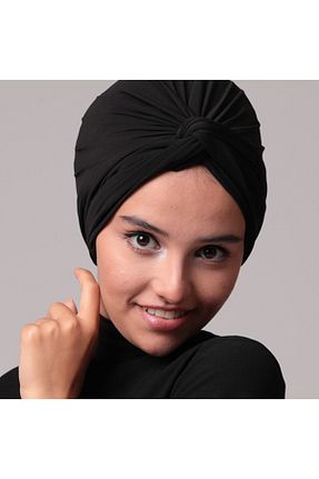 کلاه شنای حجاب مشکی زنانه Sahra Şal Dünyası - کد 39014521