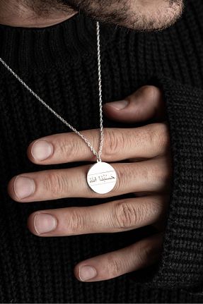 گردنبند نقره مردانه 925 عیار Vetro Silver - کد 850571788
