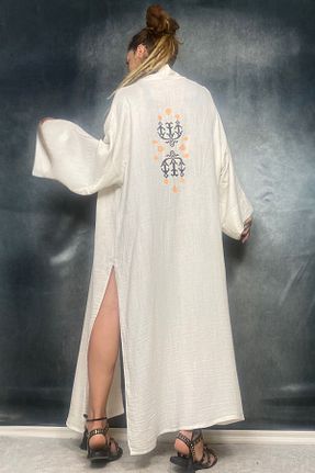 کیمونو و کافتان نباتی زنانه %100 پنبه Quincey - کد 846479966