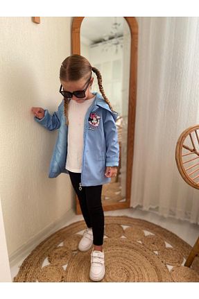 بادگیر و بارانی آبی بچه گانه ضد آب EFE KIDS - کد 854414839