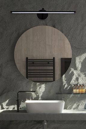چراغ دیواری مشکی فلزی D-light - کد 691056417