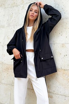کت مشکی زنانه Fitted Trend Alaçatı Stili - کد 848883406