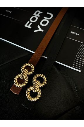 کمربند مشکی زنانه چرم مصنوعی Fiori - کد 812708455