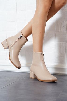 بوت / نیم بوت بژ زنانه جیر Moda Pie - کد 781198504