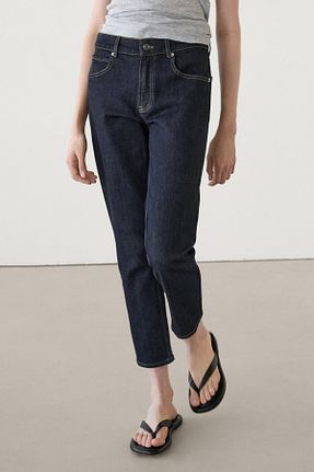 شلوار جین سرمه ای زنانه رگولار Massimo Dutti - کد 844715634