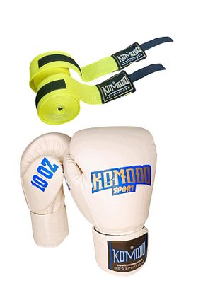 دستکش بوکس سفید بچه گانه KOMODO SPORT - کد 854423526