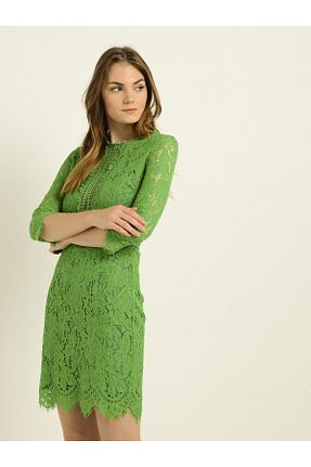 لباس سبز زنانه بافتنی Serpil - کد 40649125