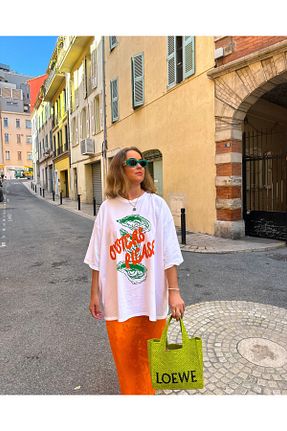 تیشرت سفید زنانه Skinny Jose Clothing - کد 854440753