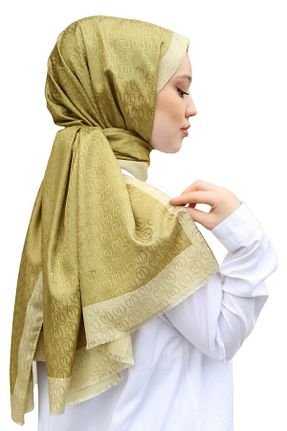 شال سبز زنانه Hint İpek - کد 384861477