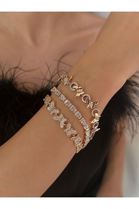 دستبند استیل (فولاد) صورتی زنانه استیل ضد زنگ İNN JEWELLERY - کد 782985276