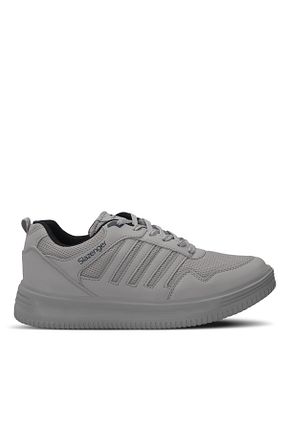 کفش اسنیکر طوسی مردانه بند دار Slazenger - کد 854600838