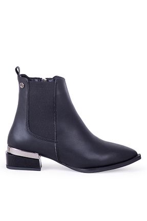 بوت / نیم بوت قهوه ای زنانه چرم مصنوعی Pierre Cardin - کد 854635741