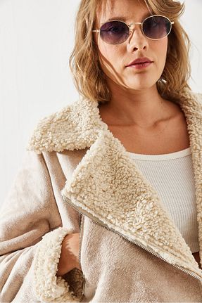 کاپشن بژ زنانه رگولار Bianco Lucci - کد 854653557