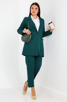 ست بالاتنه و پائین تنه سبز زنانه بافتنی ENFİ GİYİM - کد 854653599