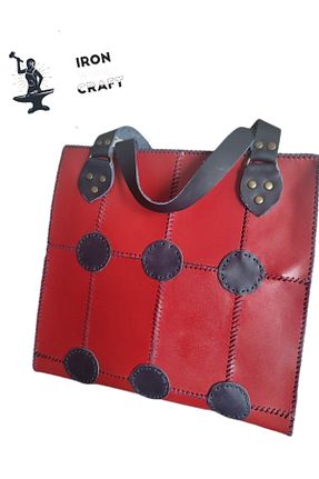 کیف دستی قرمز زنانه سایز متوسط Tasarım - کد 854654437
