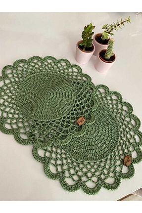 سرویس آمریکائی سبز گرد El örgüsü - کد 854676508