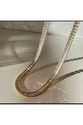 گردنبند استیل ( فولاد ) طلائی زنانه استیل (فولاد) Butik - کد 854731687