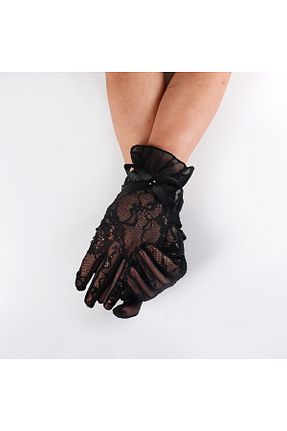 دستکش مشکی زنانه لیکرا SeddA - کد 854763623