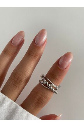 انگشتر جواهر زنانه روکش طلا ringbox - کد 353637502