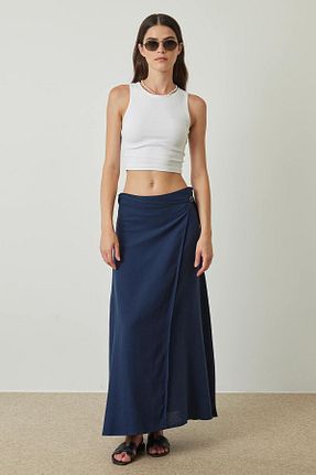 دامن حجاب سرمه ای زنانه Relaxed Hooopstore - کد 841756153
