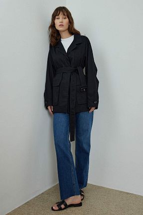 کت مشکی زنانه رگولار Hooopstore - کد 811615373