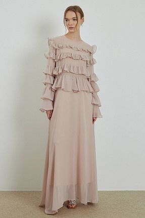 لباس حجاب طوسی زنانه رگولار Hooopstore - کد 829051519