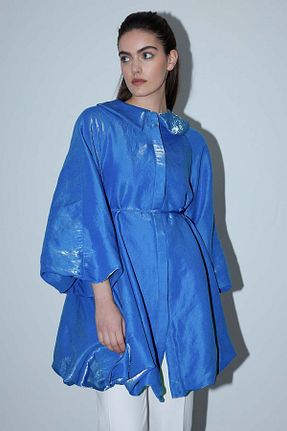 تونیک آبی زنانه بافتنی Hooopstore - کد 827636715