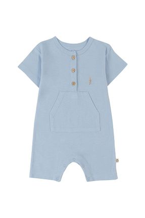 سرهمی آبی بچه گانه آستین کوتاه Little Gusto - کد 299613557